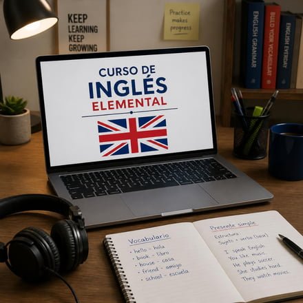 laptop con curso online